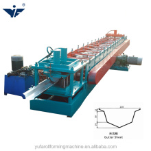 Rain water roofing machine gutter roll forming machine